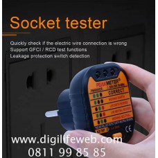 Socket Tester Peakmeter PM6860DR