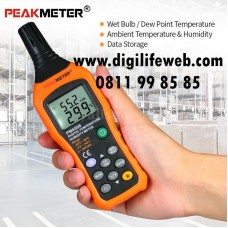 Temperature Humidity Meter Peakmeter PM6508