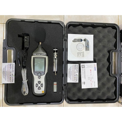 Decibelímetro Digital Data Logger - DT-8852 - CEM