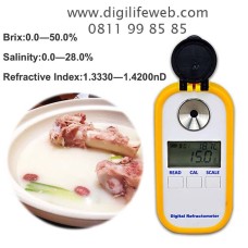 Digital Refractometer 2 in 1 Brix 0-50% Salinity 0-28% DR902