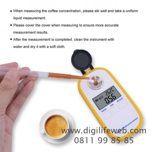 Digital Coffee Refractometer Brix 0-50% TDS 0-25%